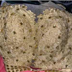 Maroon and gold Sweet16 / prom dress!!